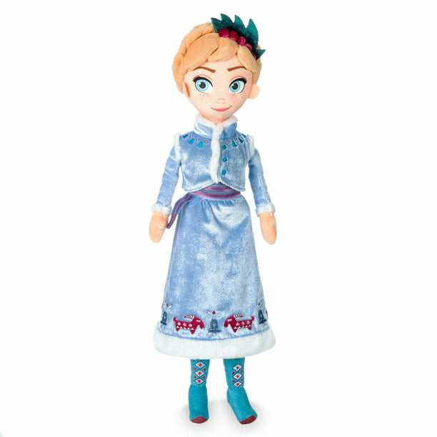 NWT DISNEY Store Anna Plush Doll Medium 18.5/'/' Olaf/'s Frozen Adventure